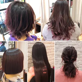 セミロング 反橋 聖のヘアスタイル