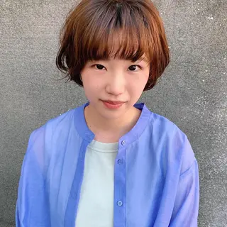 ショート カラー 中川 竜誠のヘアスタイル