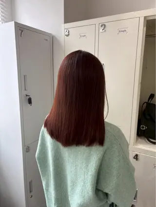 セミロング カラー 🪼AYUKA🍄 モデルさん大募集‼️のヘアスタイル