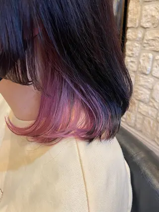 カラー ブリーチカラー⸜♡⸝ クルミ🐍のヘアスタイル