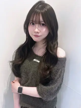カラー 奈良 優亜のヘアスタイル