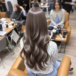 セミロング カラー RYU/レイヤー /透明感艶カラーのヘアスタイル