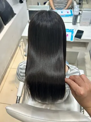 セミロング 【髪質改善カラー】 瀧田嵐士🇰🇷のヘアスタイル