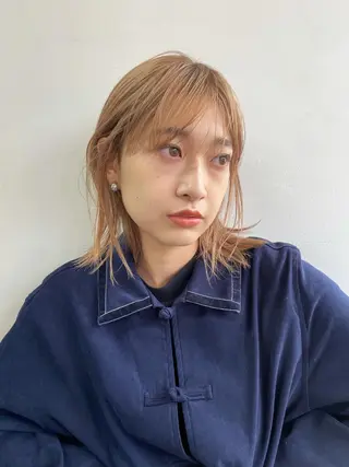 ミディアム ｔｏ ｋｉのヘアスタイル