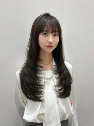 ロング カラー sho/ 名古屋/栄/韓国ヘアのヘアスタイル