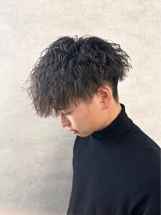 ショート カラー パーマ メンズ 🔥メンズ 特化🔥菊水皐暉🔥のヘアスタイル