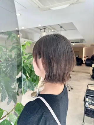 ショート カラー 透明感カラー🌿 グレージュ🐺陽介のヘアスタイル