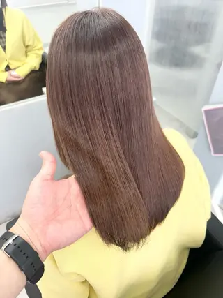 セミロング カットモデル急募🌈 技術責任者久保のヘアスタイル