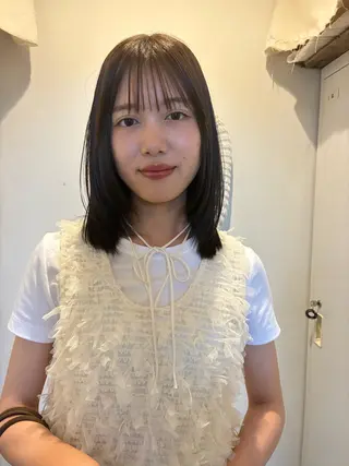 ミディアム naco透明感カラー レイヤーカット🩰のヘアスタイル