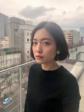 ショート 藤井 さと実のヘアスタイル