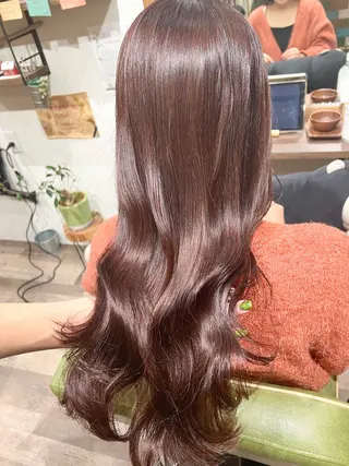ロング カラー カラーパティシエ facce🌼ikoのヘアスタイル