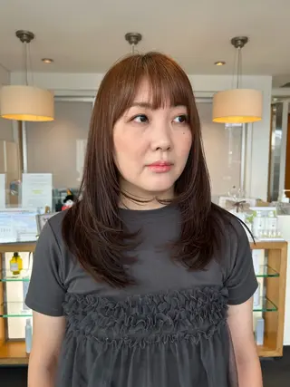ロング 宮本 果凜のヘアスタイル