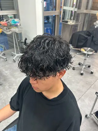 パーマ メンズ パーマ支持率No.1 店長❤️‍🔥安成弾のヘアスタイル