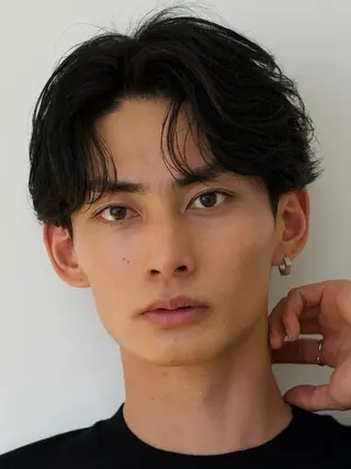 メンズ 曲がる縮毛矯正 /山本千太のヘアスタイル