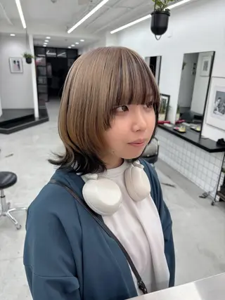 ミディアム カラー 🫧‪Ameri🫧 Emma ecoleのヘアスタイル