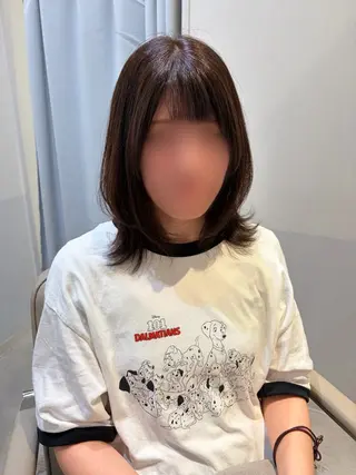 ミディアム カラー 韓国ヘア•艶カラー 🌷薫のヘアスタイル