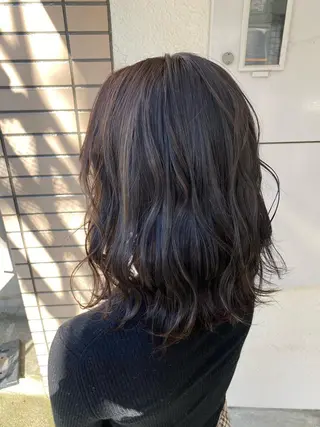 ミディアム カラー 勝河 怜楊のヘアスタイル