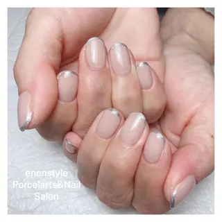 ミディアム ネイル 🐾enen style 🐾のネイルデザイン