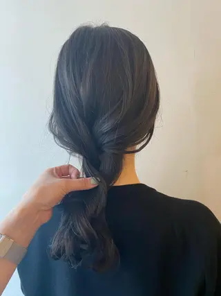 ロング カラー フレンチボブパーマ Yuukiのヘアスタイル