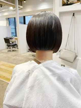 ショート 髪質改善×韓国ヘア 透け感カラーやまたつのヘアスタイル