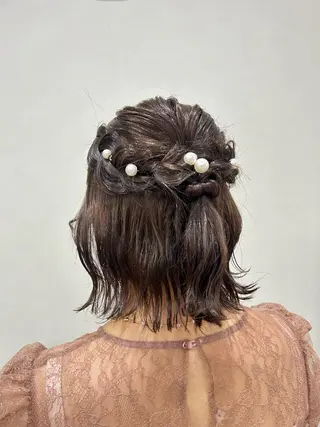 ヘアアレンジ 嶋田 和花のヘアスタイル