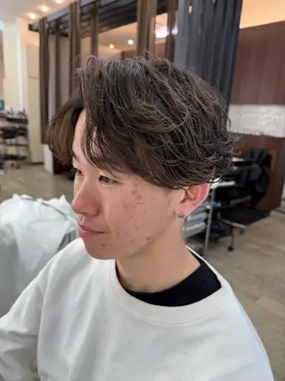 ショート パーマ キッズ 市川 博紀 店長のヘアスタイル