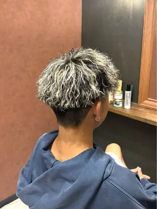 ショート カラー パーマ メンズ メンズ特化 / Reiのヘアスタイル
