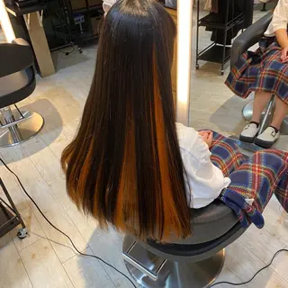 ロング カラー 井手 孔介のヘアスタイル