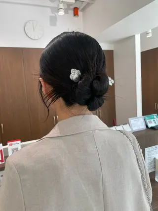 ヘアアレンジ 店長福島成美/髪質 改善縮毛矯正/カラーのヘアスタイル
