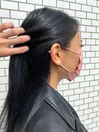 ミディアム カラー 堀 広夢のヘアスタイル