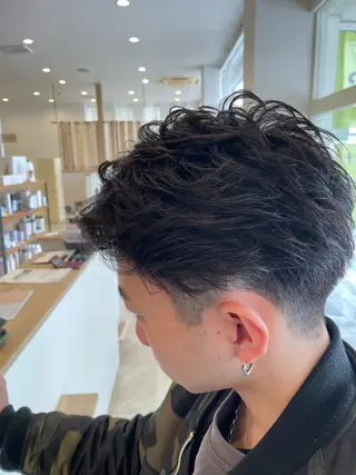ショート メンズ 野水 隆雅のヘアスタイル