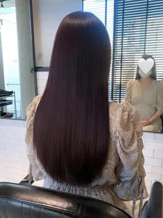 ロング カラー 透明感カラー✂︎ /縮毛矯正/YUKAのヘアスタイル