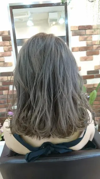 ミディアム ツヤ髪ケアカラー✨ 中谷良成のヘアスタイル