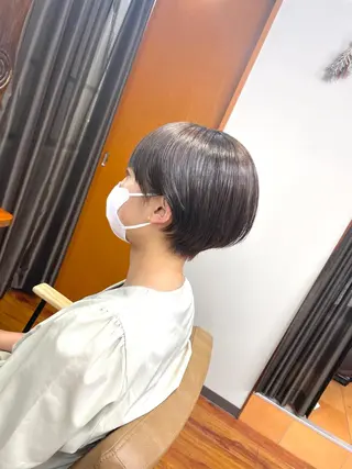 ショート 失敗しない縮毛矯正/ カット/小林のヘアスタイル