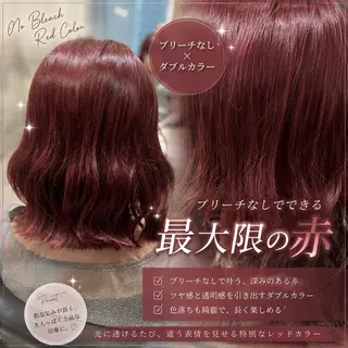 ロング カラー 💖ダブルカラー/ ケアカラー/レナ💖のヘアスタイル