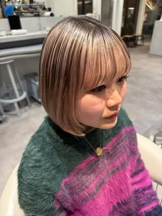 ショート カラー 💎透明感カラー特化 💎TAISEIのヘアスタイル