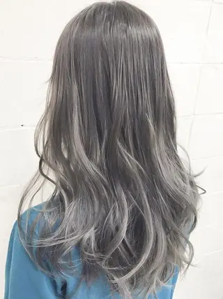 ロング 新宿メンズパーマ特化 メンズバレイヤージュのヘアスタイル