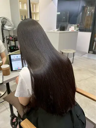 ロング パーマ ハイトーンカラー が絶対可愛い✨泰聖✨のヘアスタイル