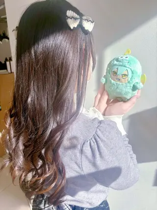 ヘアアレンジ 🎀ゆら🎀 ヘアアレンジ・カラーのヘアスタイル