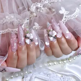 カラー ねね🎀 Melia nailのネイルデザイン