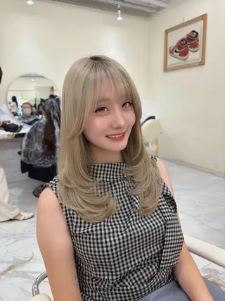 ロング hiyori🎀 トレンドレイヤーのヘアスタイル