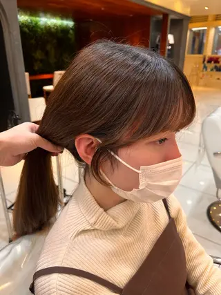 ロング The B/ オガワラナのヘアスタイル