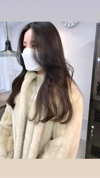 ロング カラー 樫原裕二/似合わせ カット/透明感カラーのヘアスタイル