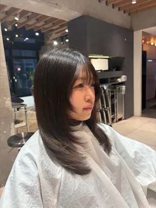 セミロング 髪質改善＆高級カラー ✨野井琢生のヘアスタイル