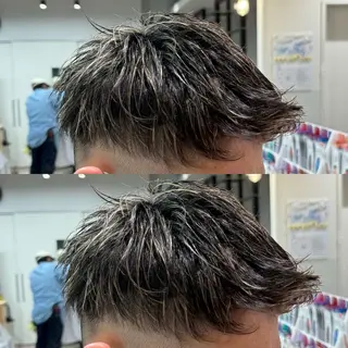 カラー メンズ 似合わせ 鈴木俊輔のヘアスタイル
