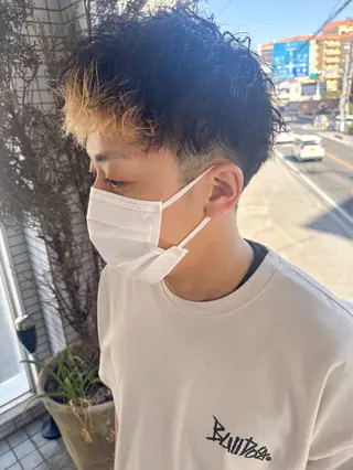ショート パーマ 倉敷サロンドクロエ ꕀ井上恋夢ꕀのヘアスタイル