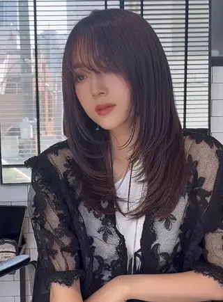 セミロング カラー 🌫️大人韓国ヘア 🌫️naoyaのヘアスタイル