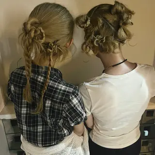 セミロング ヘアアレンジ りね💟ハイトーン/ レイヤーカット✩.*のヘアスタイル