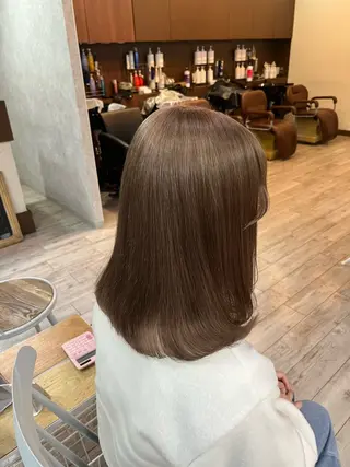 ミディアム カラー なぎは/似合わせ・ ナチュラルカラーのヘアスタイル