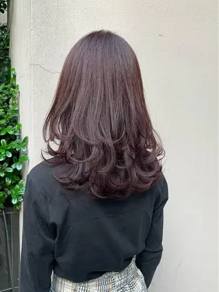 ミディアム カラー 矢野 晃平のヘアスタイル